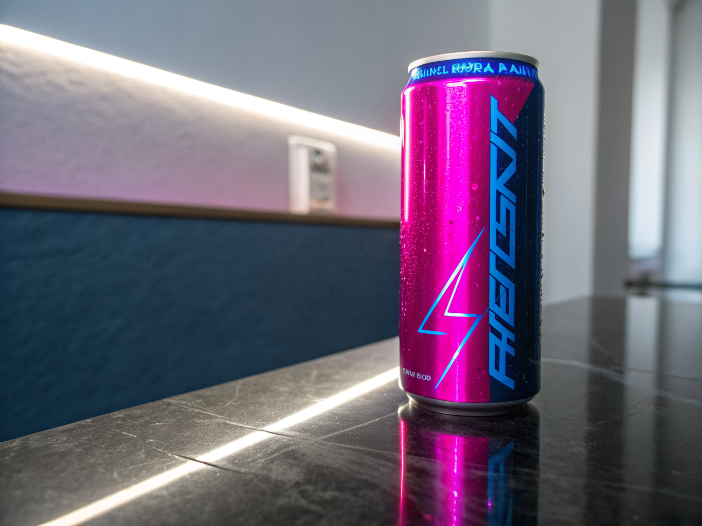 Klassischer Red Bull Energy Drink, eiskalt serviert